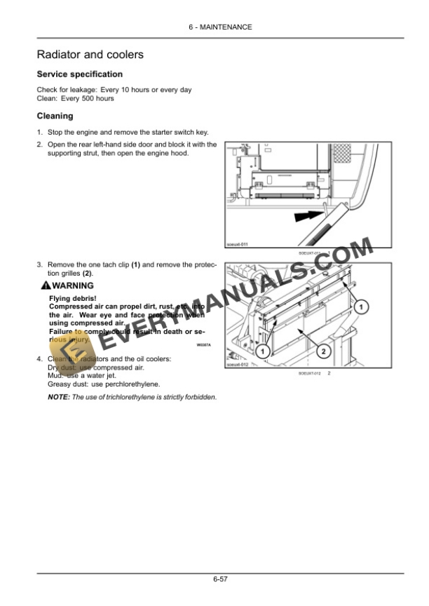 Case CX350C Crawler Excavator Operator Manual 47791883-5