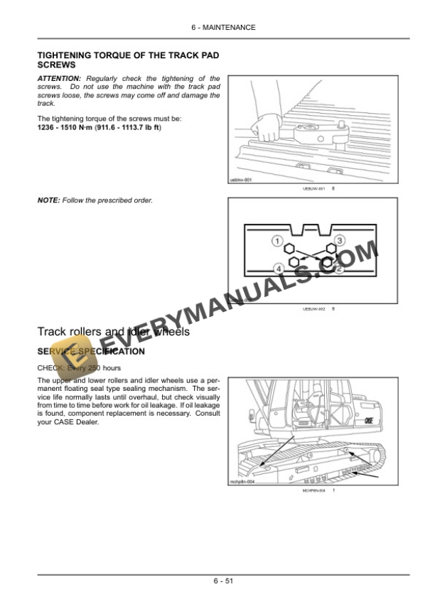 Case CX350C Tier 4 Crawler Excavator Operator Manual 84406998-5