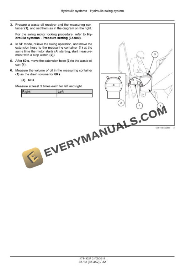 Case CX350D, CX370D Crawler Excavator Service Manual 47843027 PDF 5 Case CX350D, CX370D Crawler Excavator Service Manual 47843027 PDF - Image 3