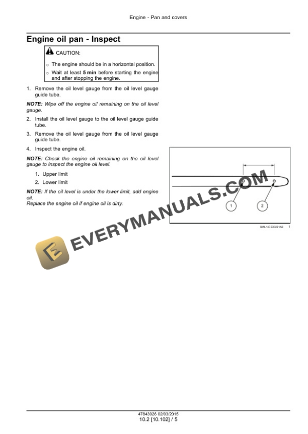 Case CX350D LC Version Tier 4B (Final) Crawler Excavator Service Manual 47869925-3