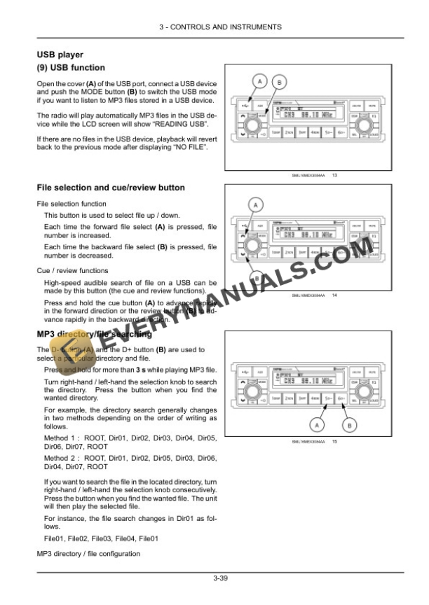 Case CX37C Mini Excavator Operator Manual 48057994-3