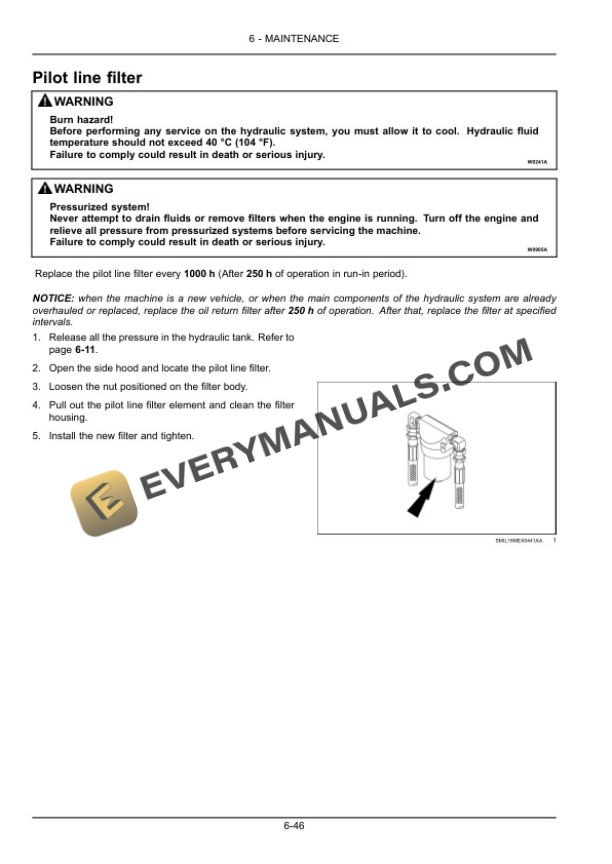 Case CX37C Mini Excavator Operator Manual 48057994-5
