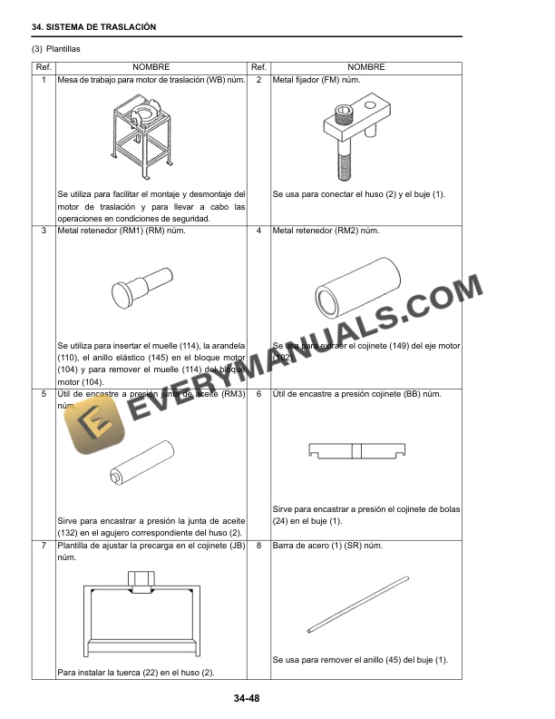 Case CX40B, CX50B Hydraulic Excavator Repair Manual 9-91960 SP-4