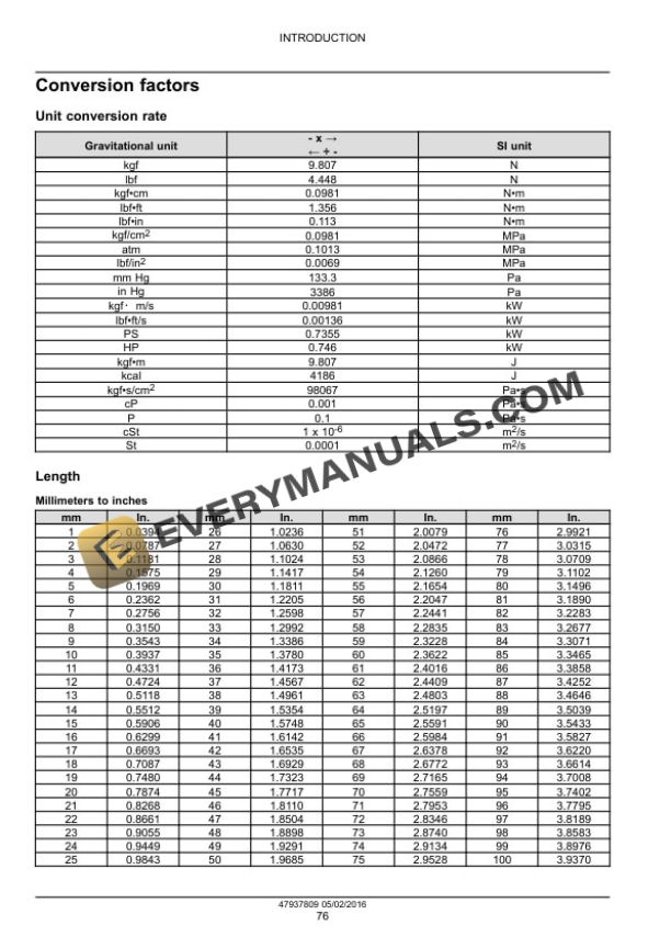 Case CX490D, CX500D Tier 4B (Final) Crawler Excavator Service Manual 47985272-2