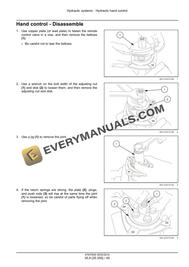 Case CX490D, CX500D Tier 4B (Final) Crawler Excavator Service Manual 47985275 PDF 7 Case CX490D, CX500D Tier 4B (Final) Crawler Excavator Service Manual 47985275 PDF - Image 5