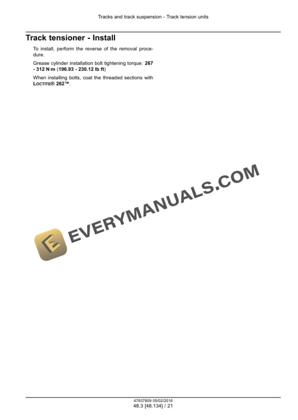 Case CX490D, CX500D Tier 4B (Final) Crawler Excavator Service Manual 47985277 PDF 5 Case CX490D, CX500D Tier 4B (Final) Crawler Excavator Service Manual 47985277 PDF - Image 3