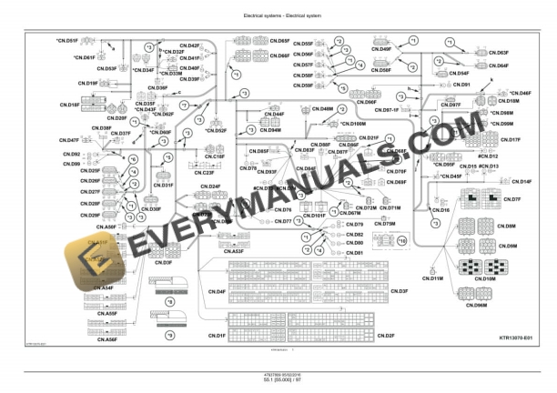 Case CX490D, CX500D Tier 4B (Final) Crawler Excavator Service Manual 47985278-4