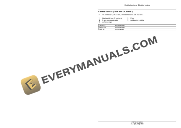 Case CX490D, CX500D Tier 4B (Final) Crawler Excavator Service Manual 47985278-5