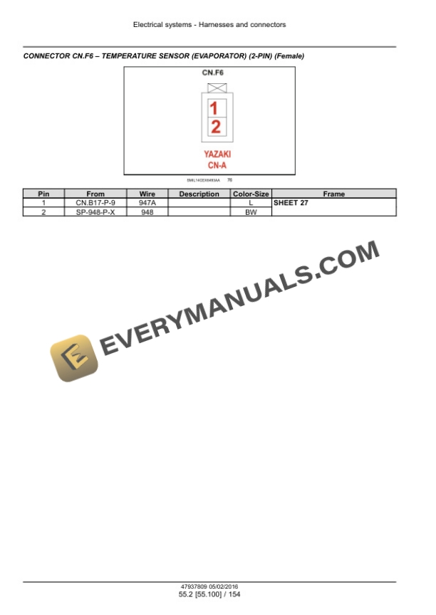 Case CX490D, CX500D Tier 4B (Final) Crawler Excavator Service Manual 47985279-4