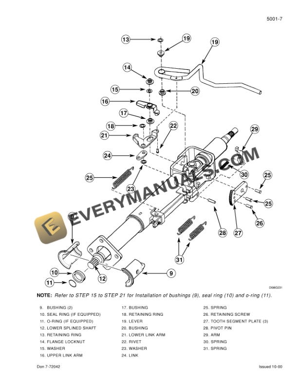 Case CX50, CX60, CX70, CX80, CX90, CX100 Tractor Service Manual 7-71427-2