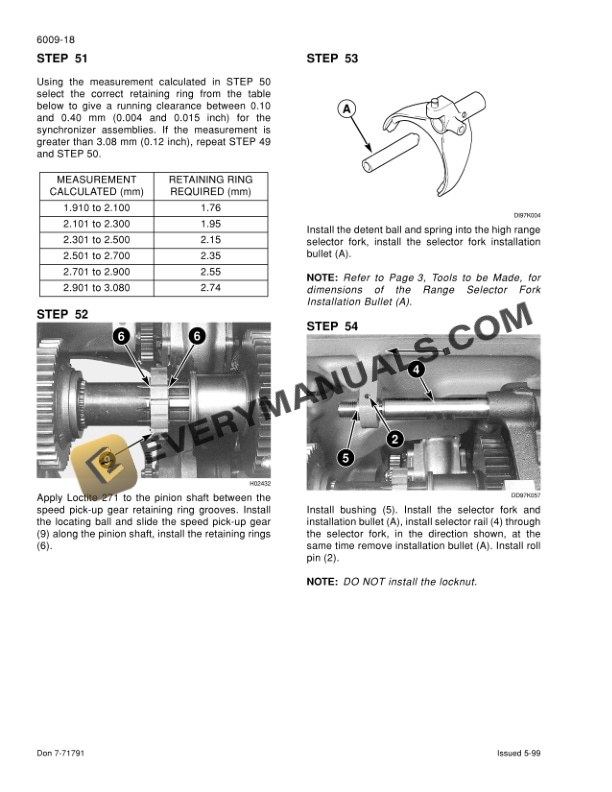 Case CX50, CX60, CX70, CX80, CX90, CX100 Tractor Service Manual 7-71427-3