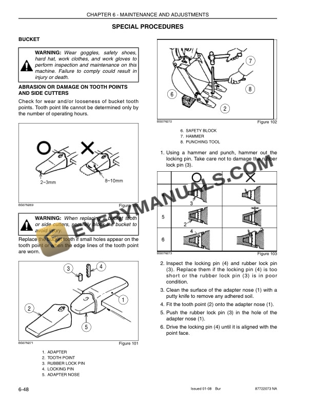 Case CX50B Tier 4 Compact Crawler Excavator Operator Manual 87722073 NA PDF 7 Case CX50B Tier 4 Compact Crawler Excavator Operator Manual 87722073 NA PDF - Image 5