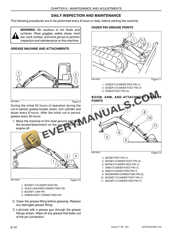 Case CX50B Tier 4 Compact Crawler Excavator Operator Manual S2PJ00042ZE01 NA PDF 6 Case CX50B Tier 4 Compact Crawler Excavator Operator Manual S2PJ00042ZE01 NA PDF - Image 4