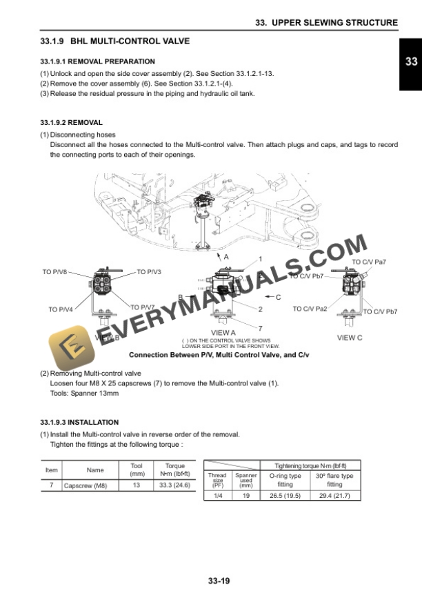 Case CX55B Tier 4 Crawler Excavator Service Manual 84559070-2