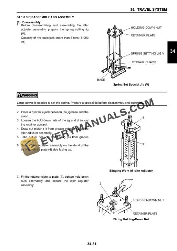 Case CX55B Tier 4 Crawler Excavator Service Manual 84559070-5