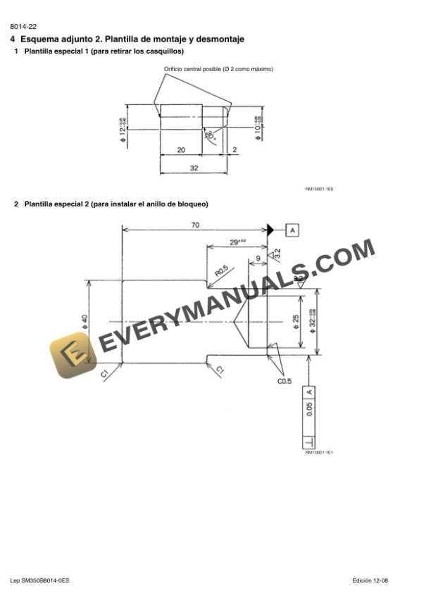 Case CX700B Crawler Excavator Service Manual 7-27691 ES-5