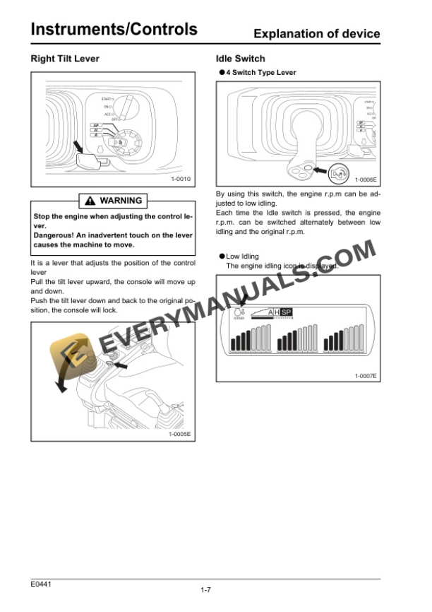 Case CX700B Tier 3 Excavator Operator Manual 87493802 NA-2