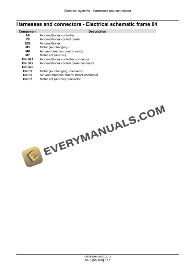 Case CX75C SR Midi Excavator Service Manual 47575329A-4