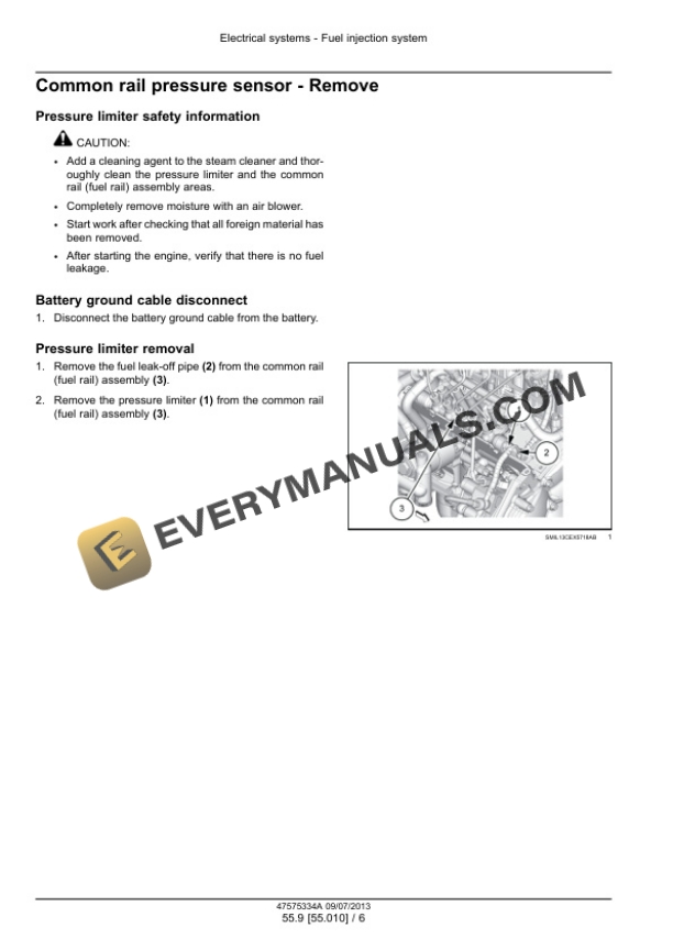Case CX75C SR Midi Excavator Service Manual 47575334A PDF 7 Case CX75C SR Midi Excavator Service Manual 47575334A PDF - Image 5