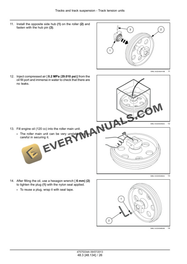 Case CX75C SR Midi Excavator Service Manual 47595209 PDF 4 Case CX75C SR Midi Excavator Service Manual 47595209 PDF - Image 2