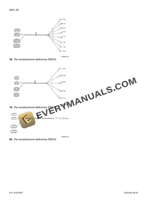 Case CX75SR Crawler Excavator Schematic Set 9-53230IT-4