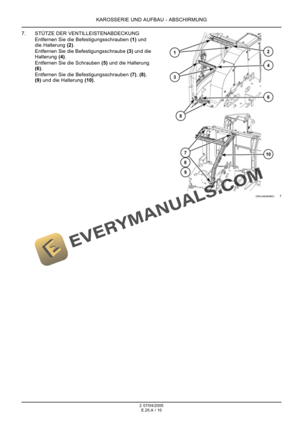 Case CX75SR-CX80 Crawler Excavator Service Manual 9-88312DE-3
