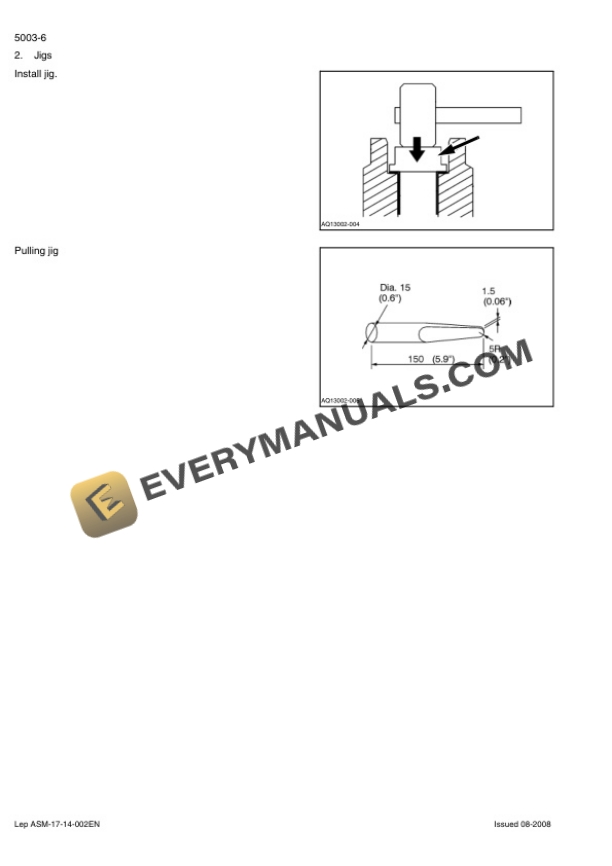 Case CX75SR, CX80 Tier 3 Crawler Excavator Service Manual 7-27691-2