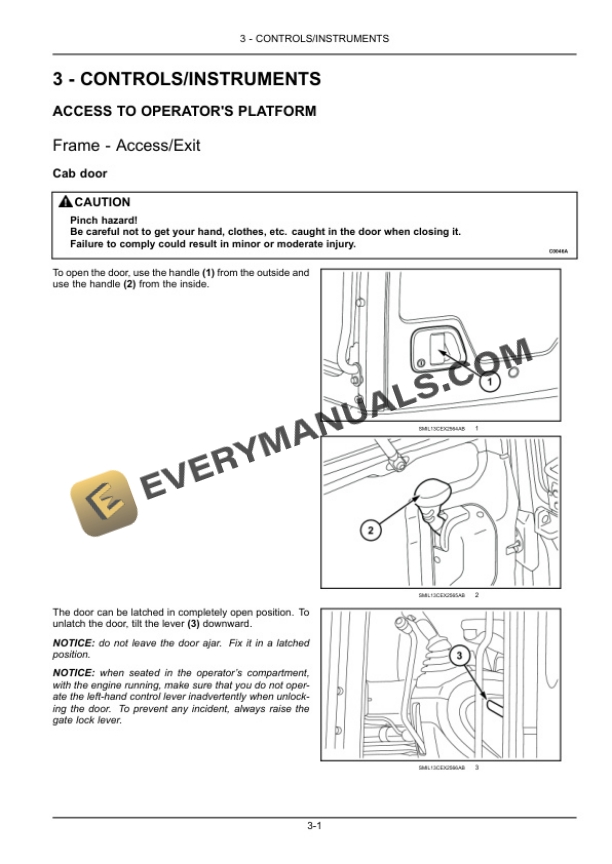 Case CX80C Mini Excavator Operator Manual 47542274-2