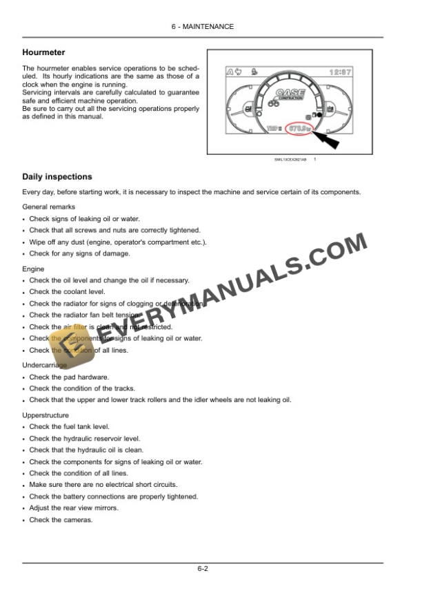 Case CX80C Mini Excavator Operator Manual 47542274-4