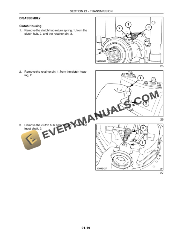 Case D and DX35, 40 and 45 Tractor Repair Manual 86620535-5