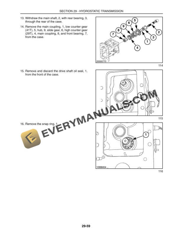 Case D and DX35, 40 and 45 Tractor Repair Manual 86620536-3