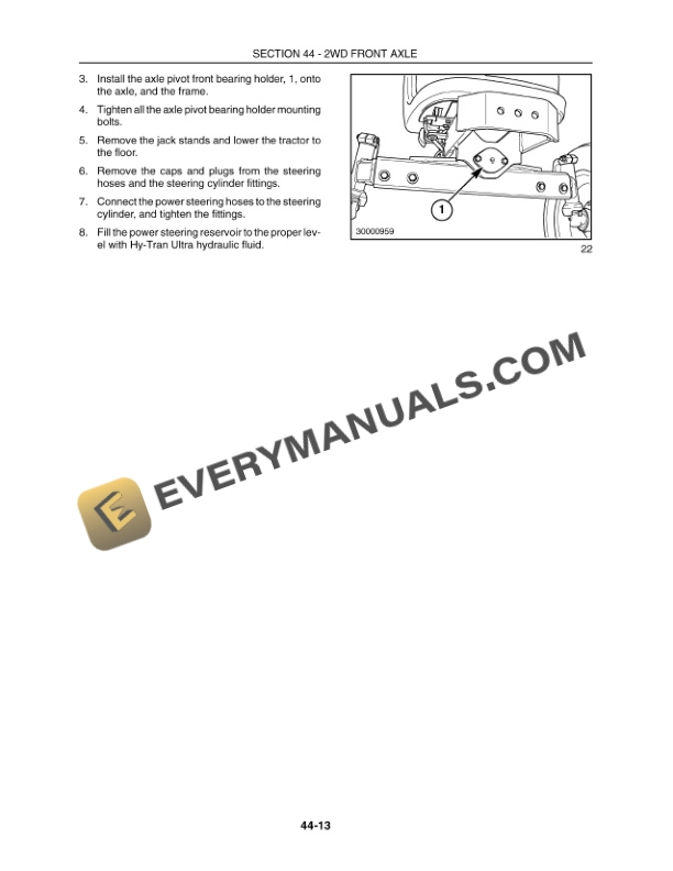 Case D and DX35, 40 and 45 Tractor Repair Manual 86620537-2