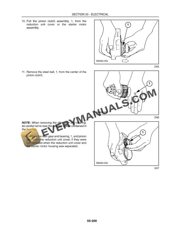 Case D and DX35, 40 and 45 Tractor Repair Manual 86620537-5