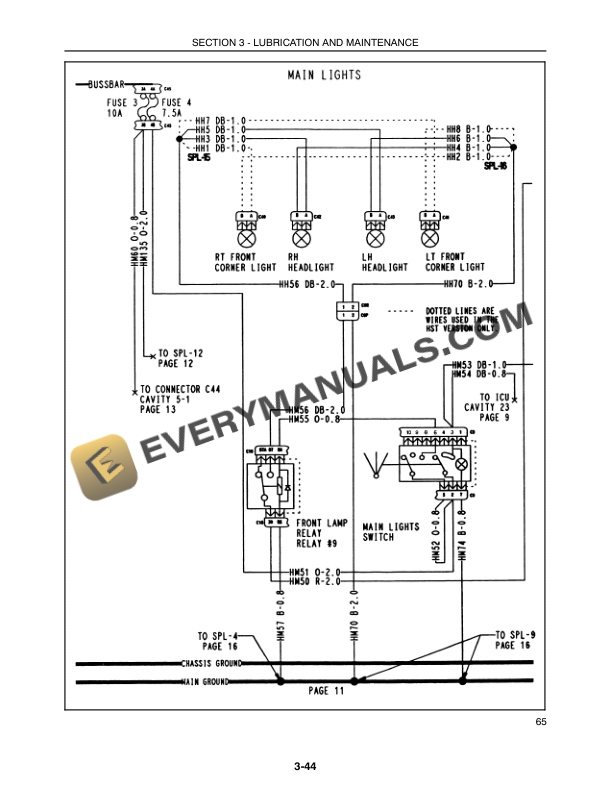 Case D35, D40, D45 Tractor Operator Manual 87300519-5