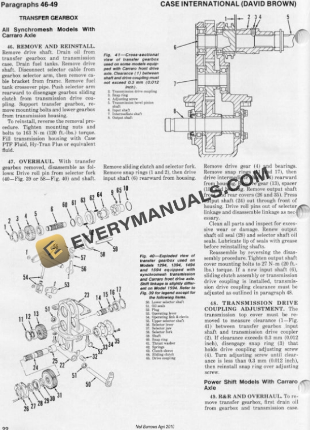 Case David Brown 1190, 1194, 1290, 1294, 1390, 1394, 1490, 1494, 1594, 1690 Tractor Shop Manual-2