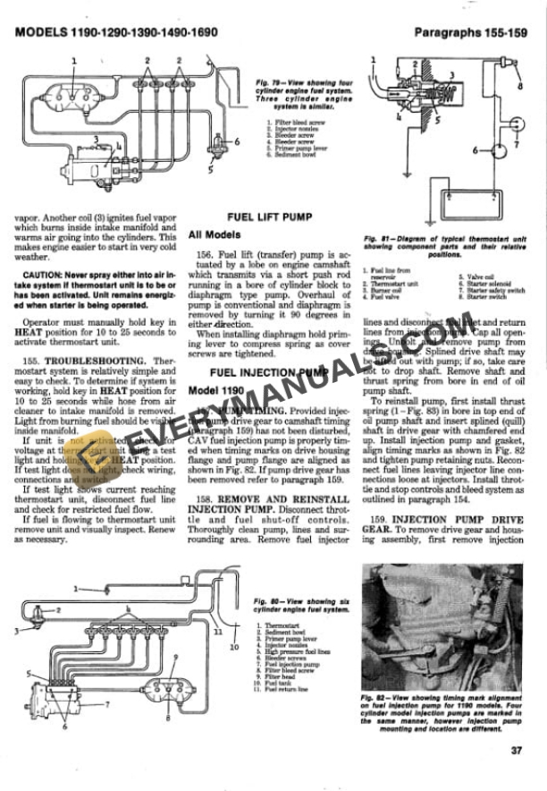 Case David Brown 1190, 1290, 1390, 1490, 1690 Tractor Workshop Manual-3