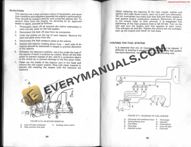 Case David Brown 1210, 1210 4WD, 1212 Tractor Instruction Book 9-5016NA-4