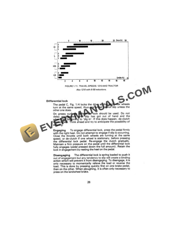 Case David Brown 1210 4WD Tractor Operating and Maintenance Manual 9-5004.-2