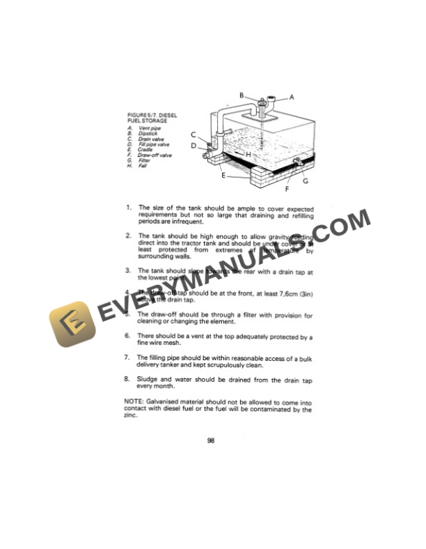 Case David Brown 1210 4WD Tractor Operating and Maintenance Manual 9-5004.-4