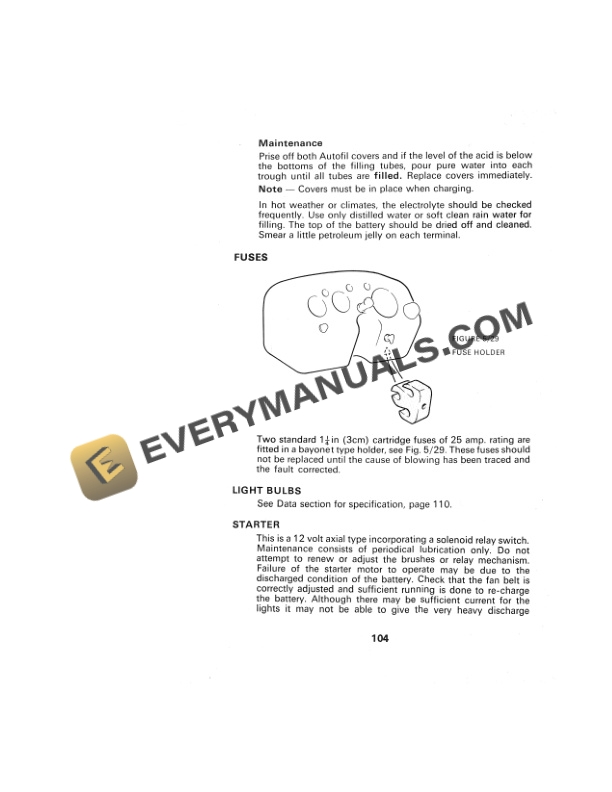 Case David Brown 1410, 1412 Tractor Operator Manual 9-5416. PDF 7 Case David Brown 1410, 1412 Tractor Operator Manual 9-5416. PDF - Image 5
