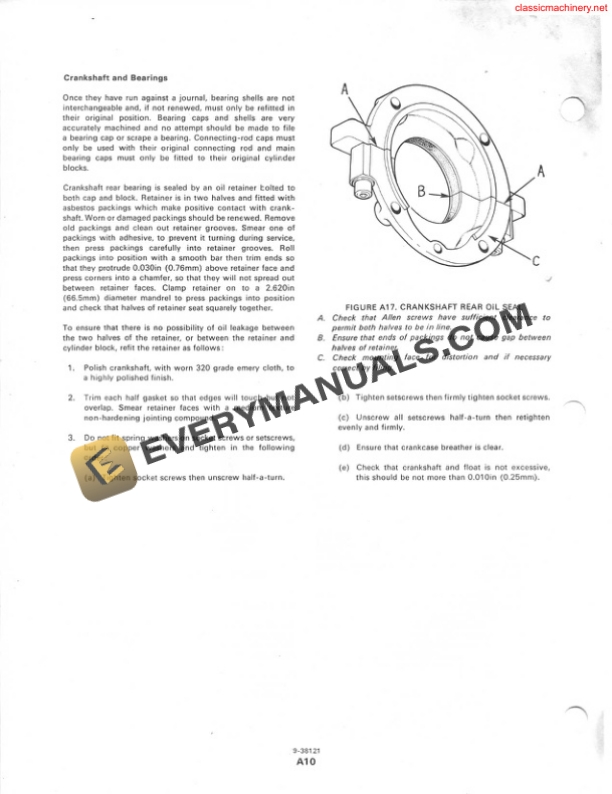Case David Brown 1412 Tractor Service Manual 9-38121-2