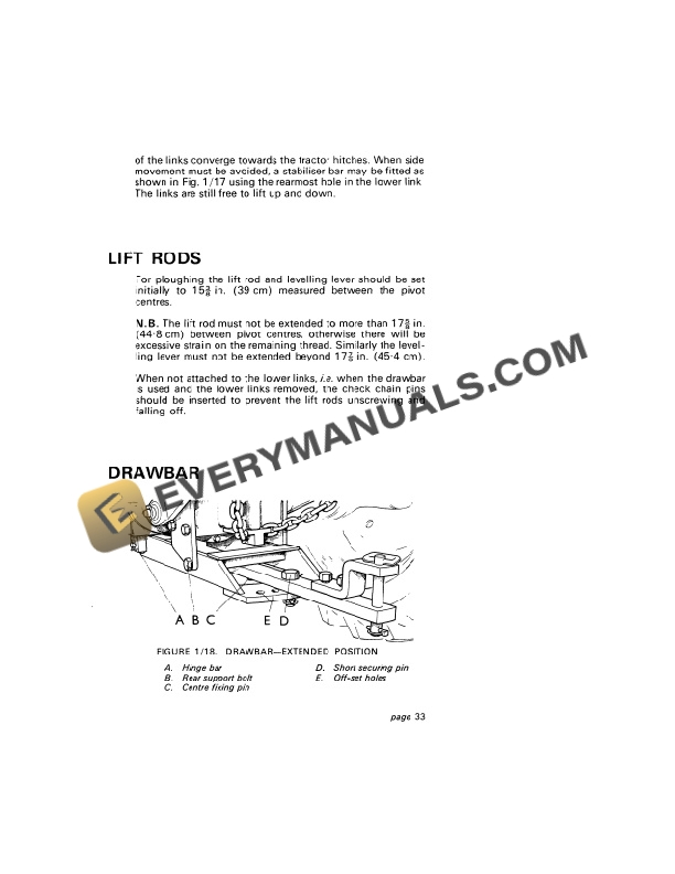 Case David Brown 3800 Selectamatic Operator Manual TP-654-3