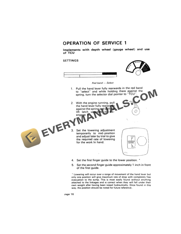 Case David Brown 4600 Selectamatic Livedrive Operator Manual TP-655-2