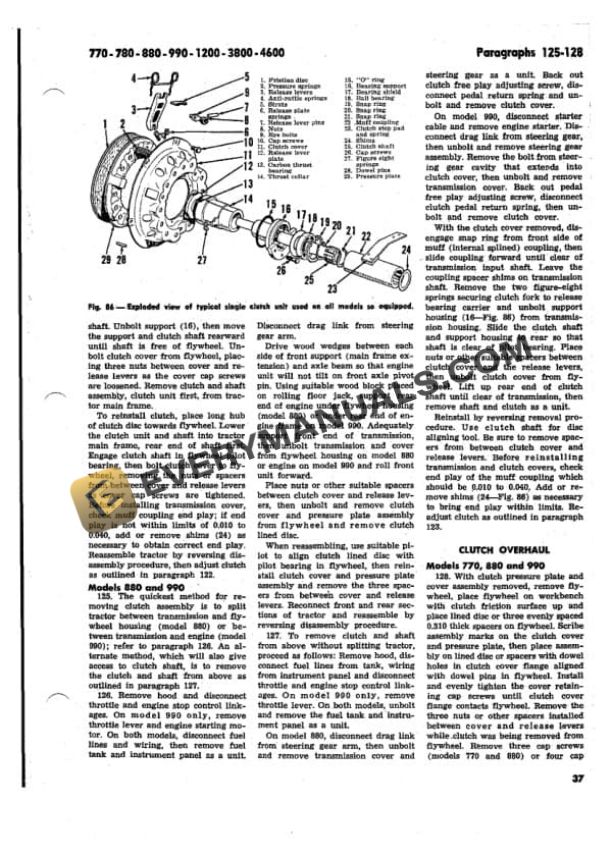 Case David Brown 770, 780, 880, 990, 1200, 3800, 4600 Tractor Shop Manual-3