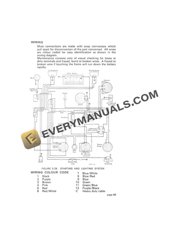 Case David Brown 770 Selectamatic Instruction Book TP-617-5