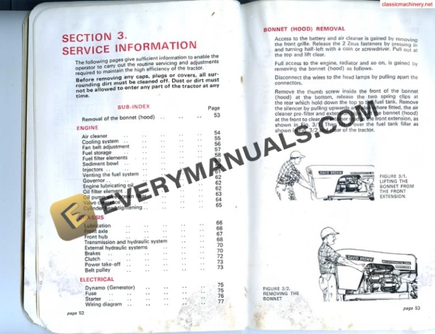 Case David Brown 780 Selectamatic Instruction Book TP646-4