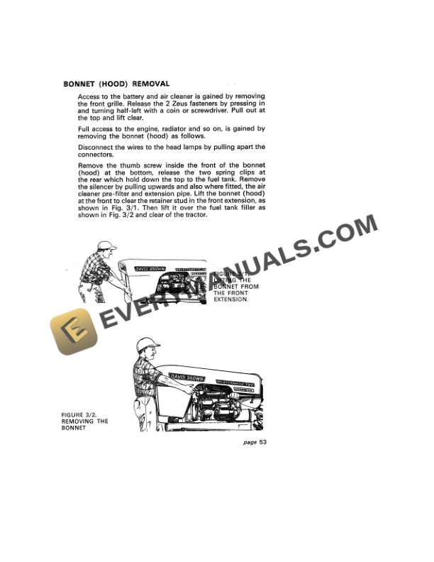 Case David Brown 780 Selectamatic Operator Manual TP-646-4