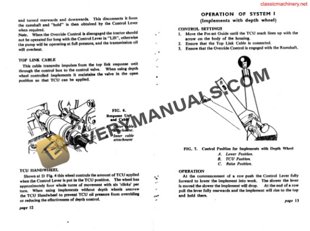 Case David Brown 850, 880, 990 Tractor Drive Guide 9-5711-3