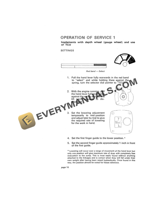 Case David Brown 880 Selectamatic Instruction Book TP-630-2