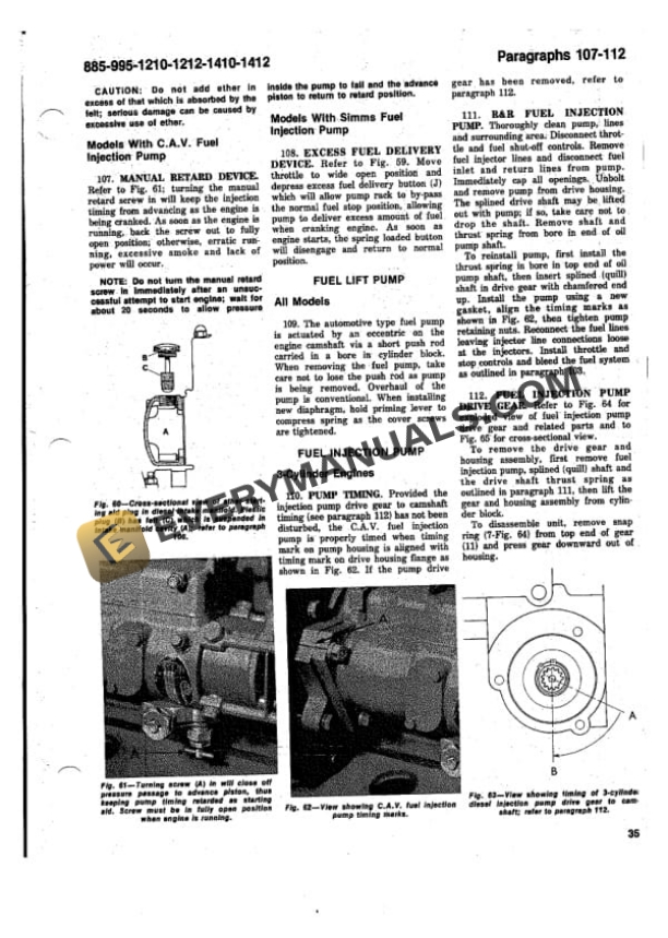 Case David Brown 885, 995, 1210, 1212, 1410, 1412 Tractor-3